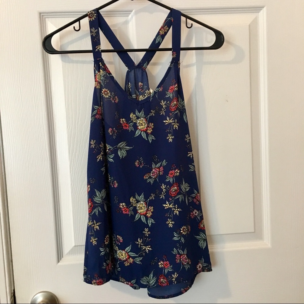 SOLD NWT Pink Republic navy floral cami